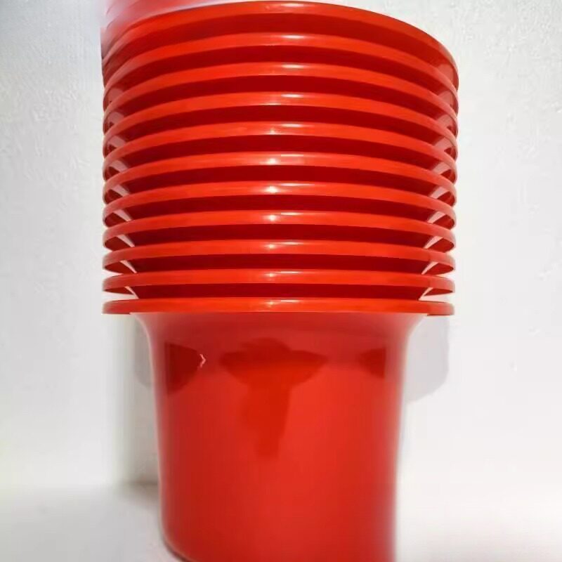 плевательница 大号钢化熟胶加厚塑料痰盂老式无盖红蓝色尿桶尿壶坐便器尿盆马桶 Gumahus