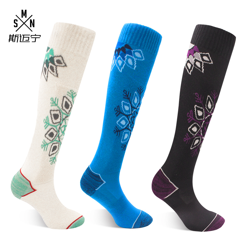Ski Socks Children Outdoor Sports Protection Winter Warm Thickening Long Silo Socks Adult Waterproof Snowsocks Ski Gear