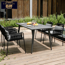 Spring Shores Outdoor Table And Chairs Hotel Terrace Coffee Shop Outside Swing Patio Garden Minima Casual Composition Outdoor Table And Chairs