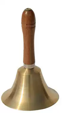 14CM Large class bell 8CM small class bell 11CM Middle class suzuki handle copper copper bell clang hand bell