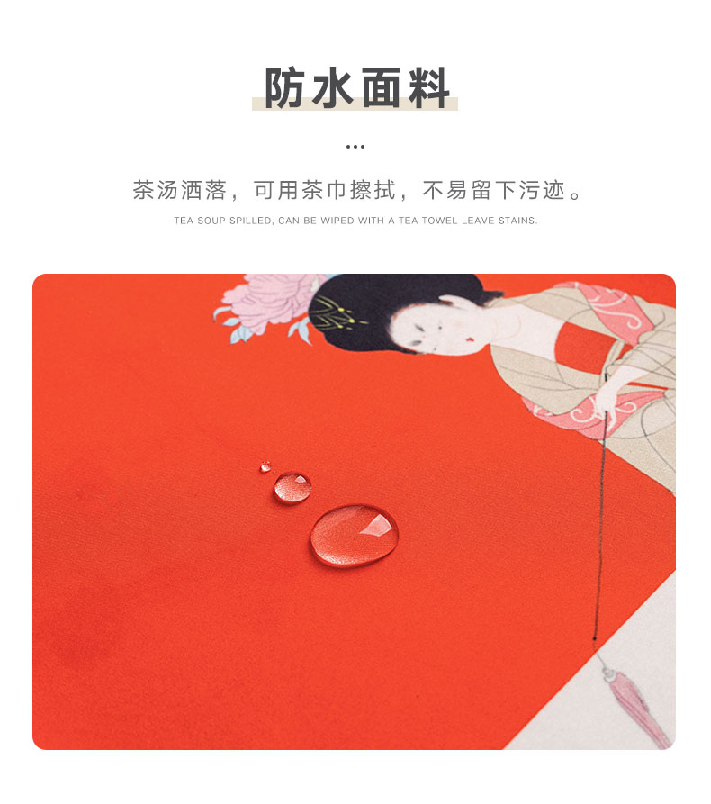Jingdezhen official flagship store ceramic kung fu tea set with parts tea with tea leaves filter mat mat waterproof tea zero