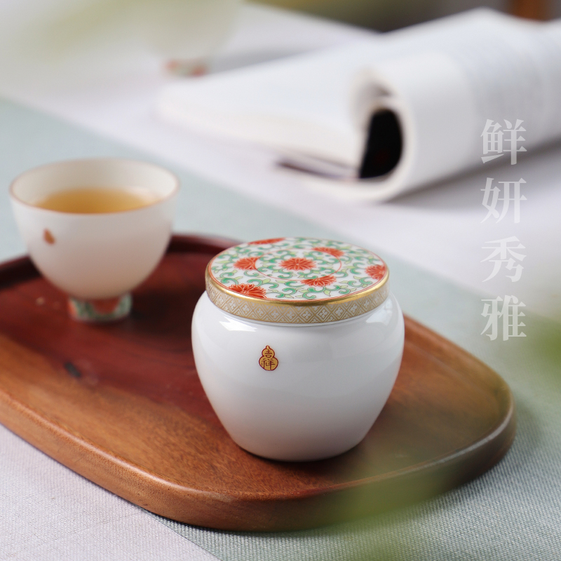 Jingdezhen flagship store hand - made ceramic tea pot home high - grade Chinese tea set portable tea pot storage tanks