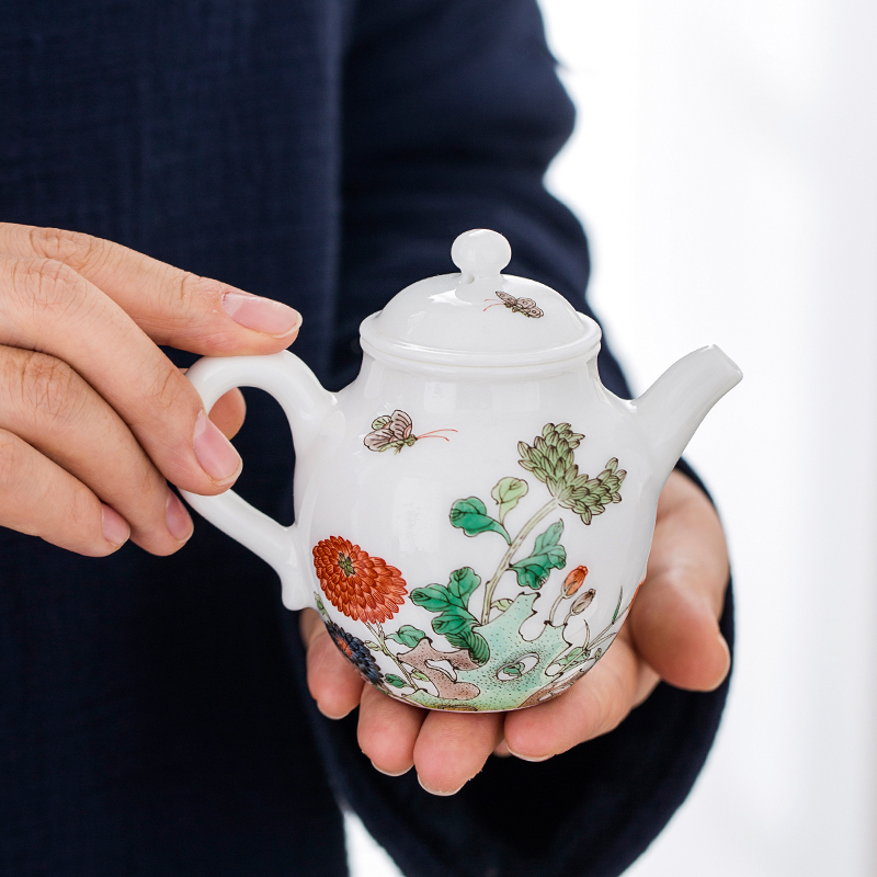 Jingdezhen ceramic recent official flagship store kung fu tea set the teapot tea set of the sample tea cup