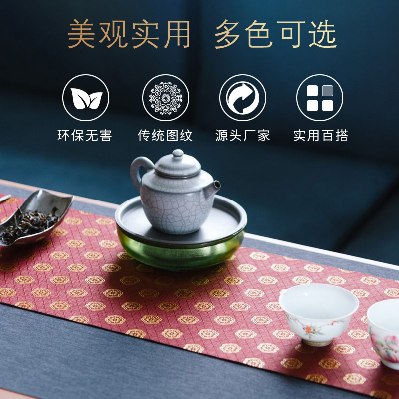 Jingdezhen official flagship store ceramic kung fu tea set with parts tea with tea leaves filter mat mat waterproof tea zero