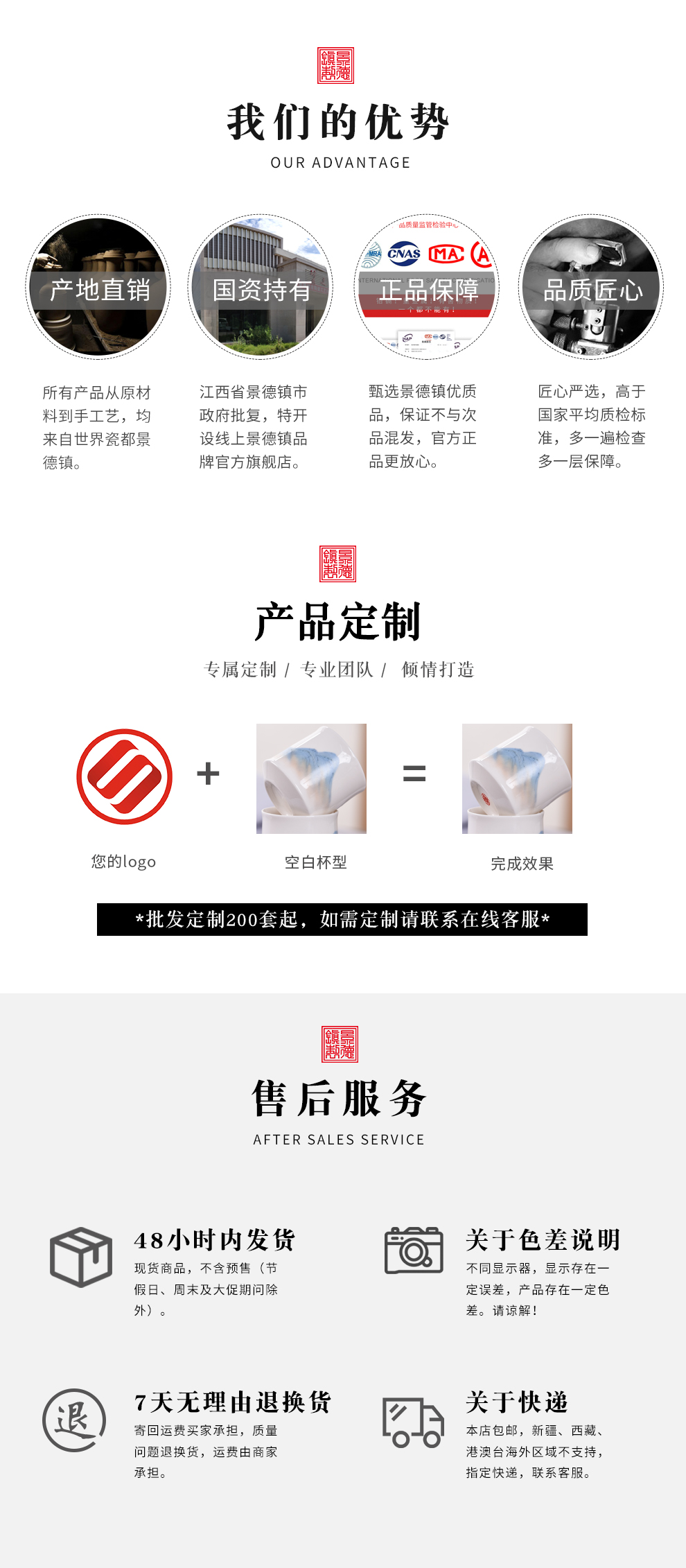 Jingdezhen flagship store of Chinese ceramic wine suits for home wine wine wine wine and liquor points a small handleless wine cup