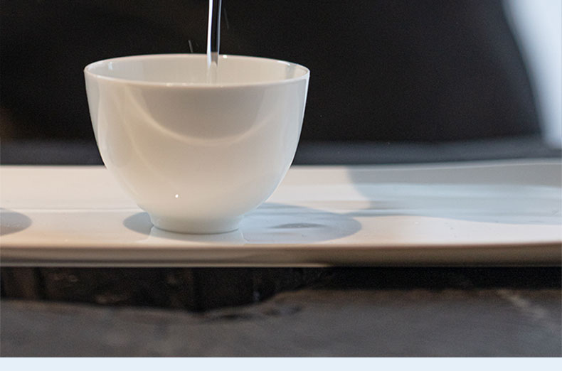 At the beginning of jingdezhen rhyme bamboo filament buckle color business home office tea sets high temperature porcelain teacup gifts gift boxes