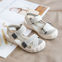 Next jazz childrens bag head sandals 2022 summer new medium and big kids soft-soled non-slip boys and girls beach shoes