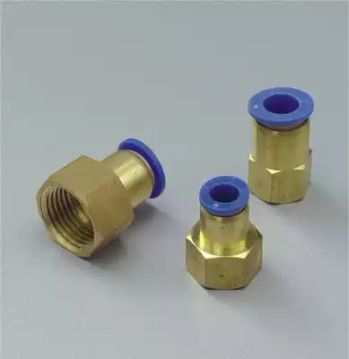 PCF plastic gas pipe joint pneumatic quick direct PU hose quick plug pneumatic connector pipe internal thread straight through