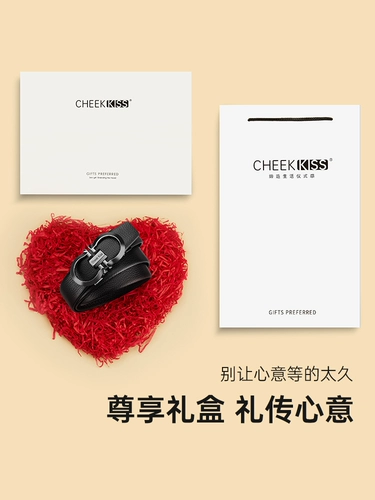 Cheekkiss подлинный ремень мужской отдых. Случайный случайный бизнес.