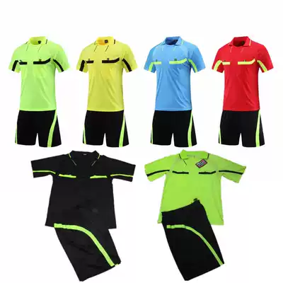Football referee uniform lapel plate football referee suit professional football referee suit breathable and comfortable