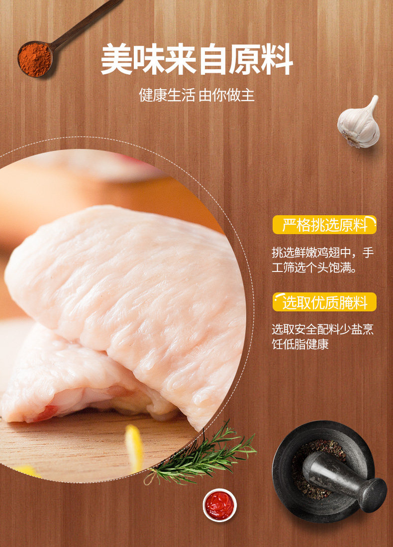 美国嘉吉旗下 太阳谷 奥尔良烤翅 900g 微波3分钟即食 图7