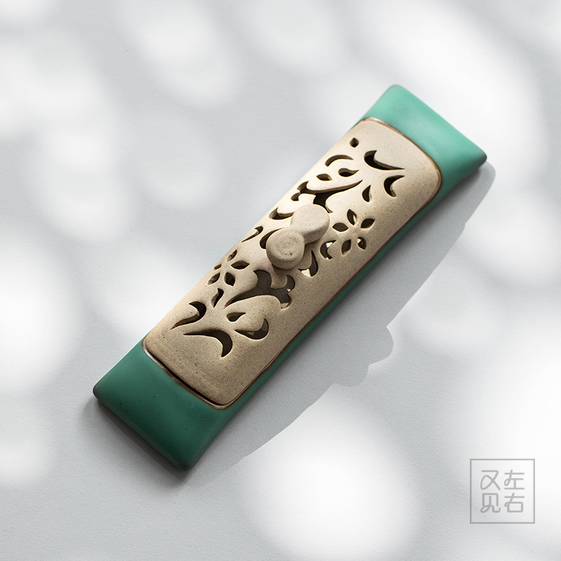 See right Right Ceramic incense burner incense road home sandalwood incense reclining incense creative hand carved Zen incense sticks