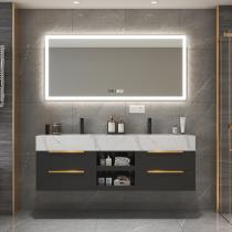 Modern simple suit Bathroom sink Marble double basin bathroom cabinet Sink sink basin basin cabinet combination