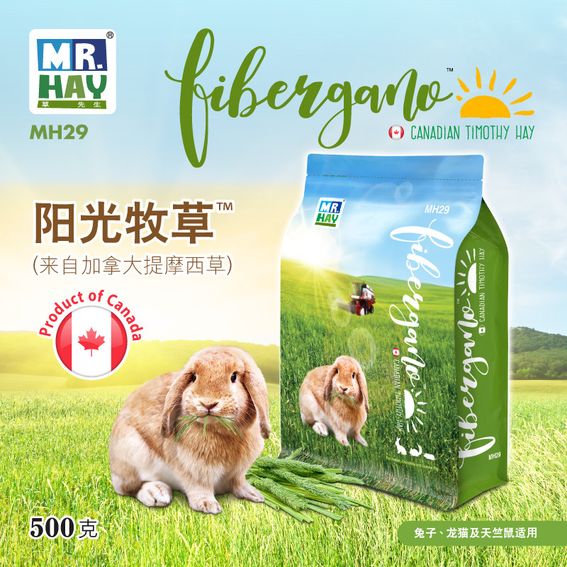 MR HAY Imported Timothy Grass Canadian Sunshine Grass Rabbit Chinchilla Guinea Pig MH29 500g