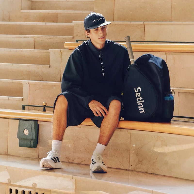 Japanese Tennis Trendy Brand Seti*N Functional Waterproof Pullover Long-Sleeve Jacket Vest Mid-Length Pants Loose-Fitting Sports Suit
