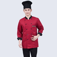 Красный лонгслив