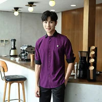 (Ван Вэньксиан) 609 длинная рубашка Purple Man Purple Man