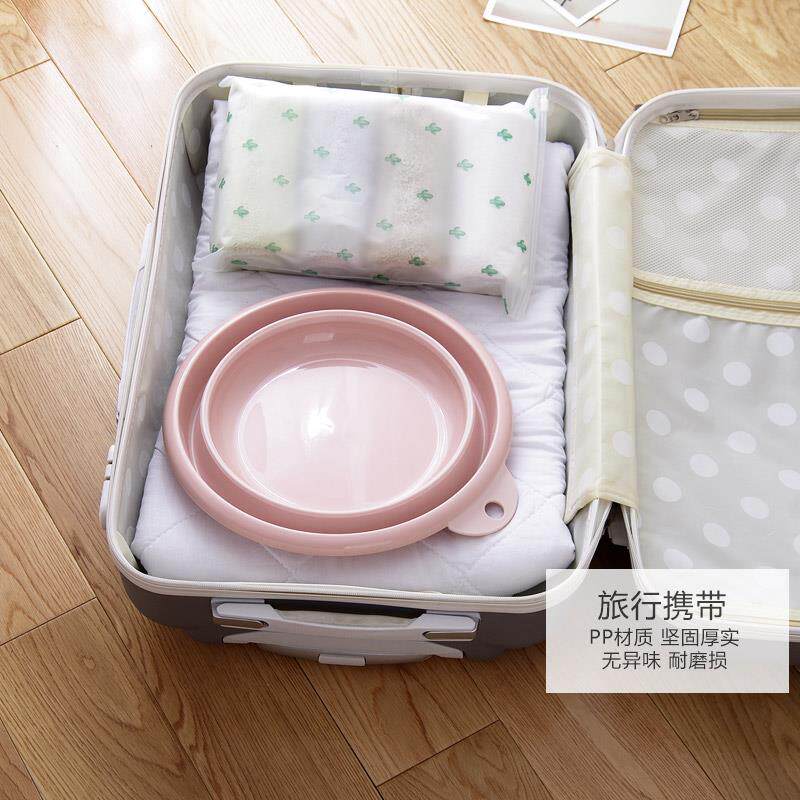 Wear-resistant foldable washbasin portable travel one basin multi-purpose telescopic car with foot bath hanging wall can be hung wash basin