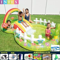 Бассейн-фонтан + электрический насос + коврик + подарочная упаковка