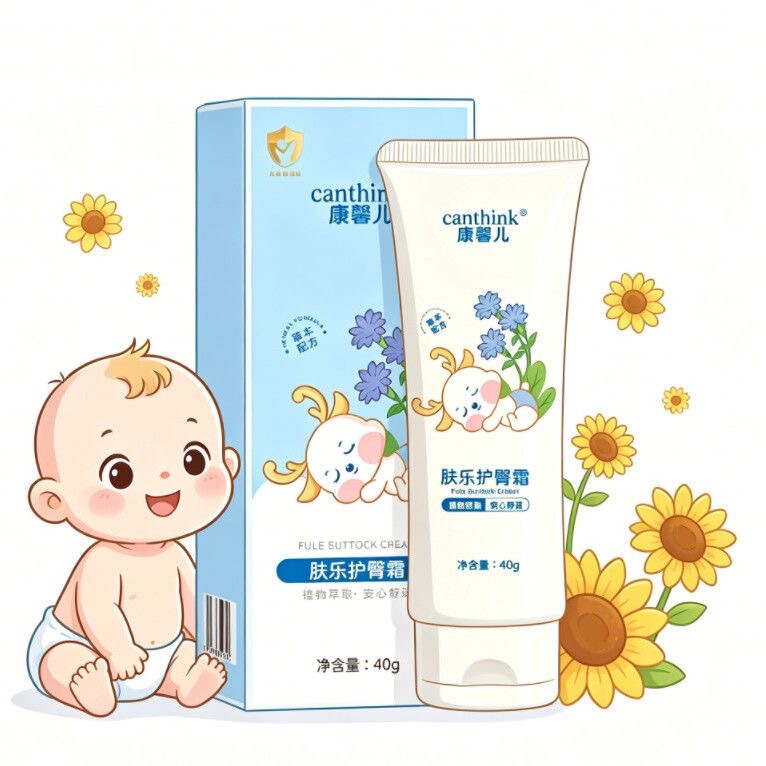 Kangxin'Er Skin Care Cream for Newborns, Non-Greasy Baby Cream for Groin and Neck, Baby Diaper Rash Cream