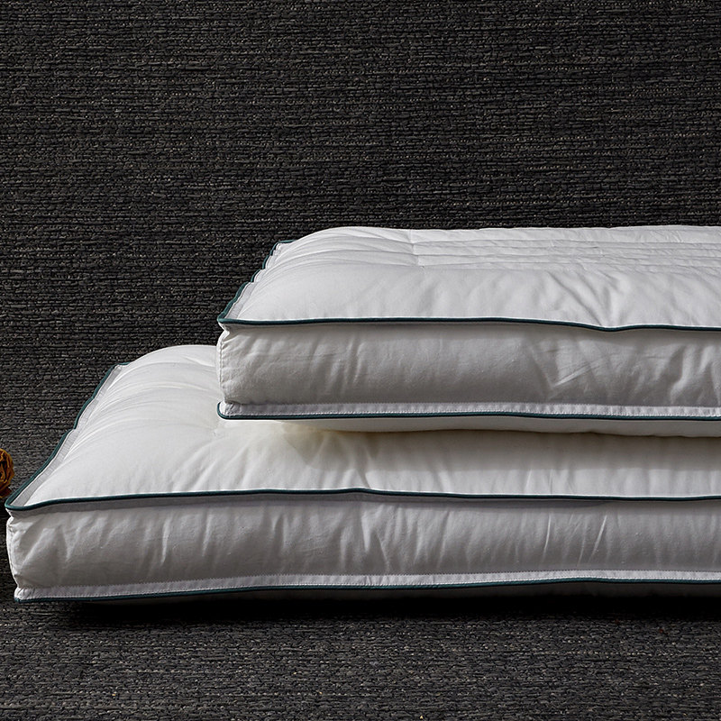 Low Pillow Day Style Nordic Soft Thin Pillow Pro-Skin Suede Cotton Soft Pillow Core Adult Short Pillow Single Child Flat Pillows