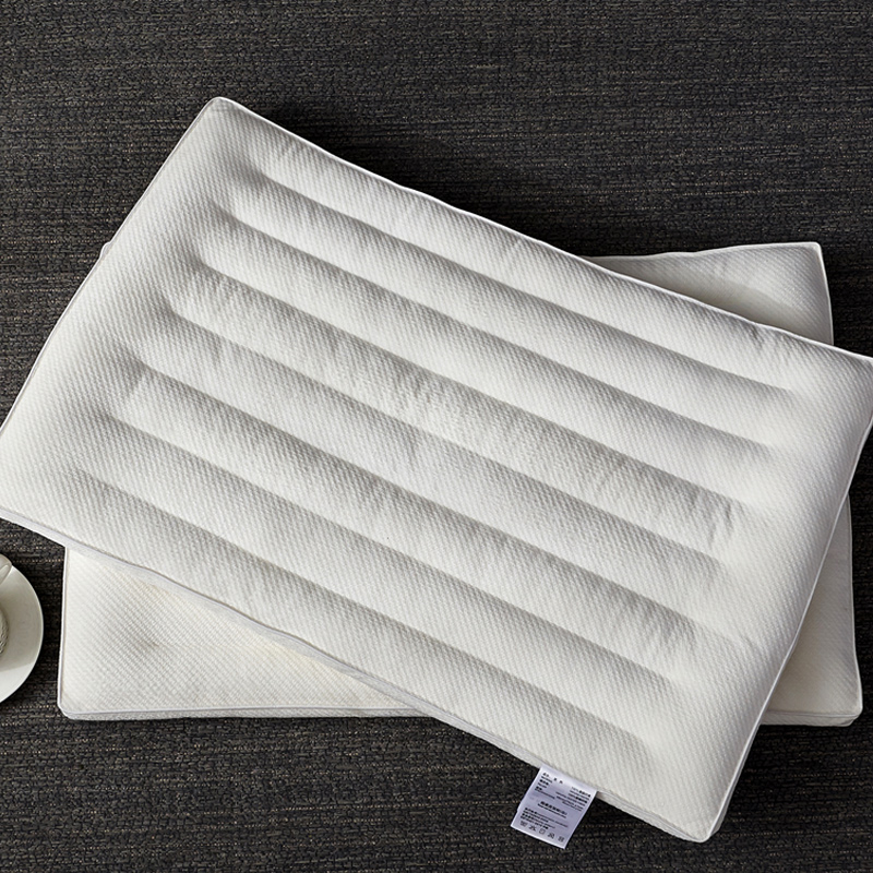 Low pillow core protection cervical spine short pillow student adult single full cotton soft and thin flat flat washable child pillow