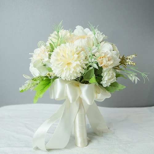 Свяжите Fander, The Flower Wedding Tulip, симуляция цветочного букета цветка, невесты невесты невесты, опора для свадебного предмета, регистр вуаль.