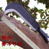 Tree chopping knife wood chopping wood outdoor logging opener handmade forged home jungle German thick long old fashioned