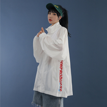 2021 New Super fairy sunscreen clothes female foreign style loose Korean long sleeve Joker thin breathable Super fire cec coat