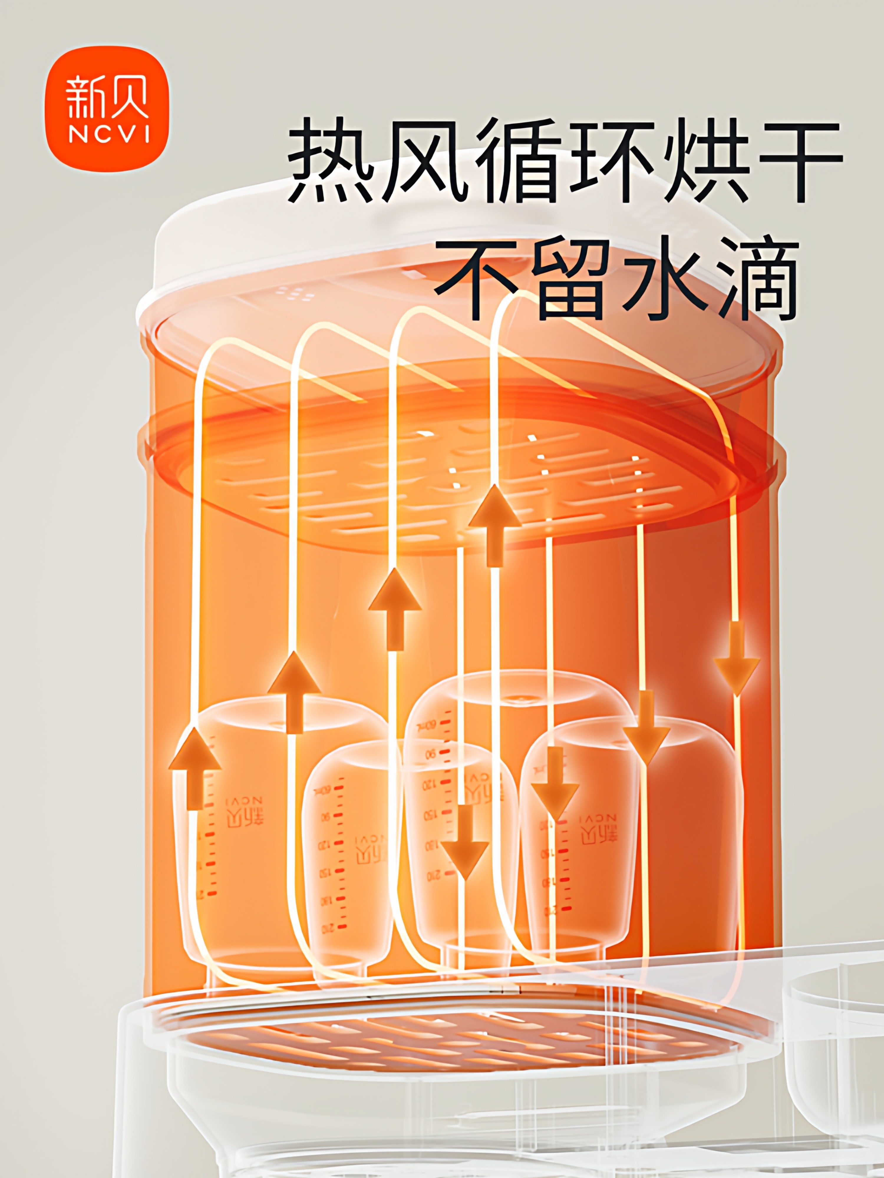 Xinbei Constant Temperature Kettle, Baby-Specific Milk Mixer, Milk Warmer, All-In-One Machine, Bottle Sterilizer with Drying Function, Two-In-One