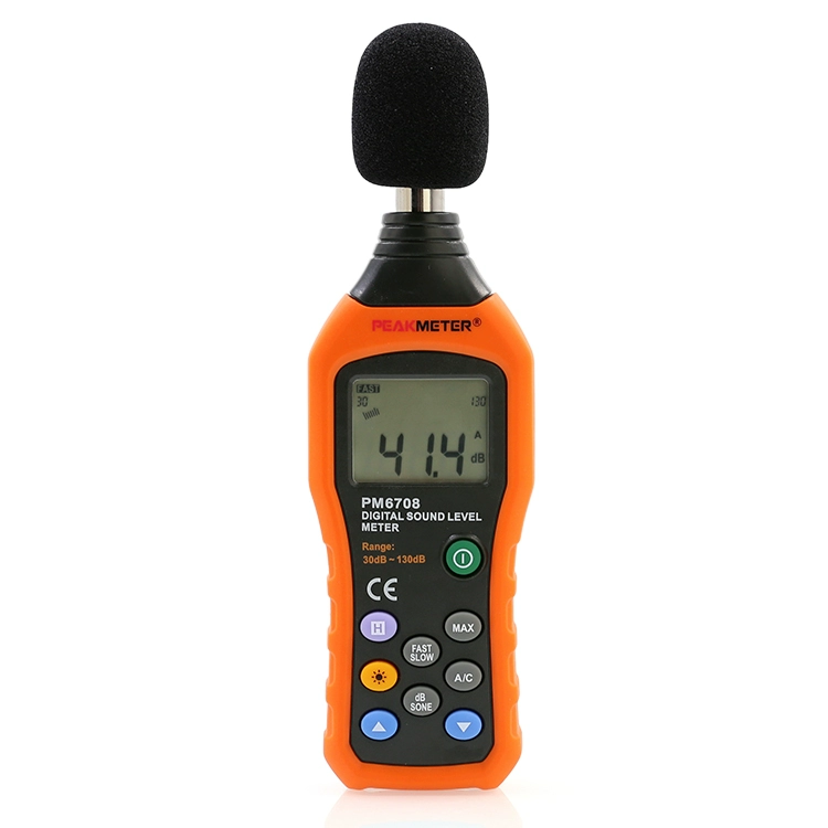 Máy đo độ ồn kỹ thuật số có độ chính xác cao Huayi PM6708 Máy đo tiếng ồn cầm tay chuyên nghiệp Máy đo tiếng ồn decibel