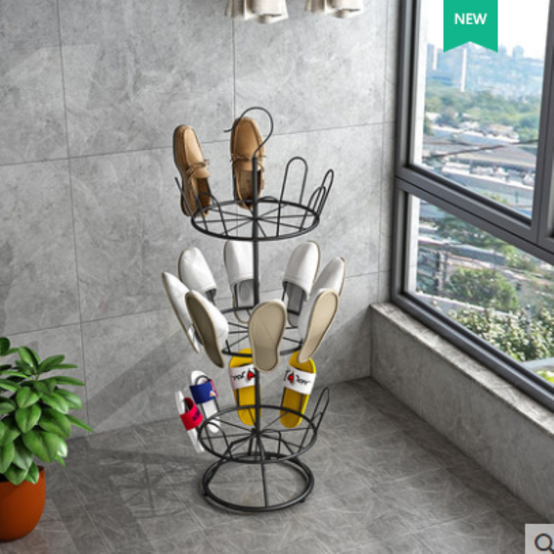 Home Multifunction Windproof Balcony Sunning Rack Drying Socks Hanging Rack Shop Hotel Doorway Umbrellas Containing Floor Shelf