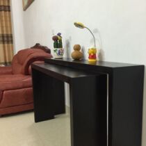 Nordic simple solid wood entrance table Foyer dining side cabinet postmodern bar table Entrance table Chinese bar case partition table