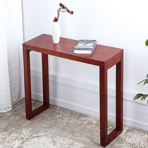 Chinese entrance table Solid wood entrance table American bar table case Wall side table Entrance cabinet Modern simple long bar table