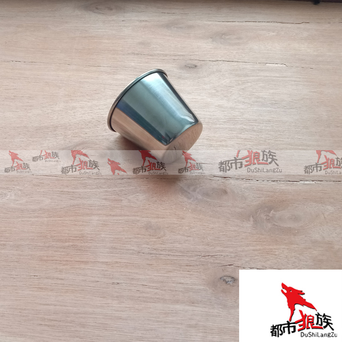 Stainless steel wine glass fitness outdoor water glass metal cup small wine glass curling wine glass small capacity wine glass about 45ml