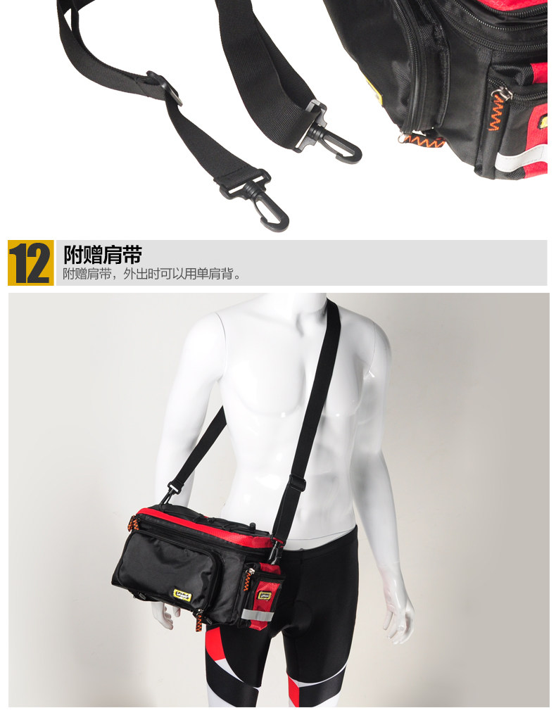 Sacoche pour vélo mixte ACACIA - Ref 2213361 Image 26