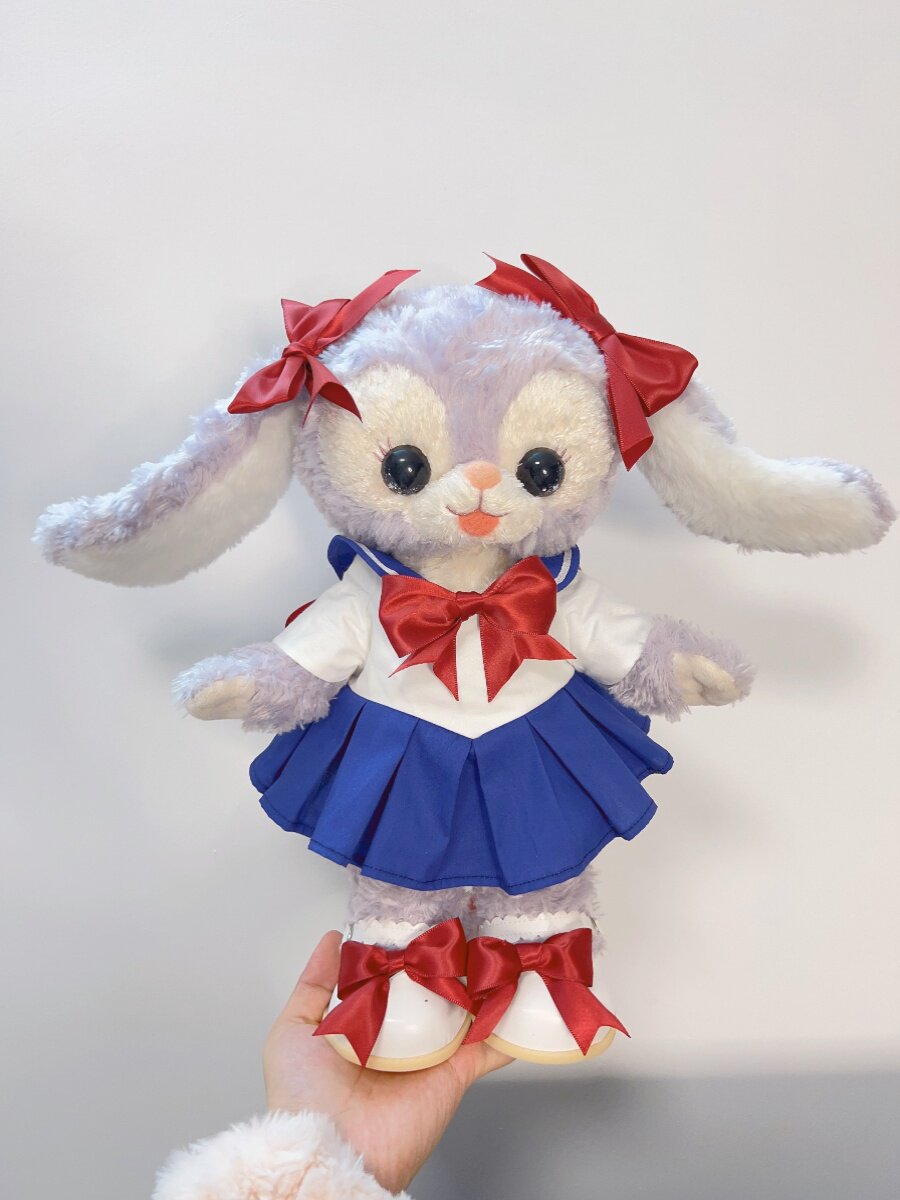 棉花娃娃/毛绒玩具娃衣 南风格子手作星黛露着替stellalou娃衣少女水手服黑猫魔法战斗服