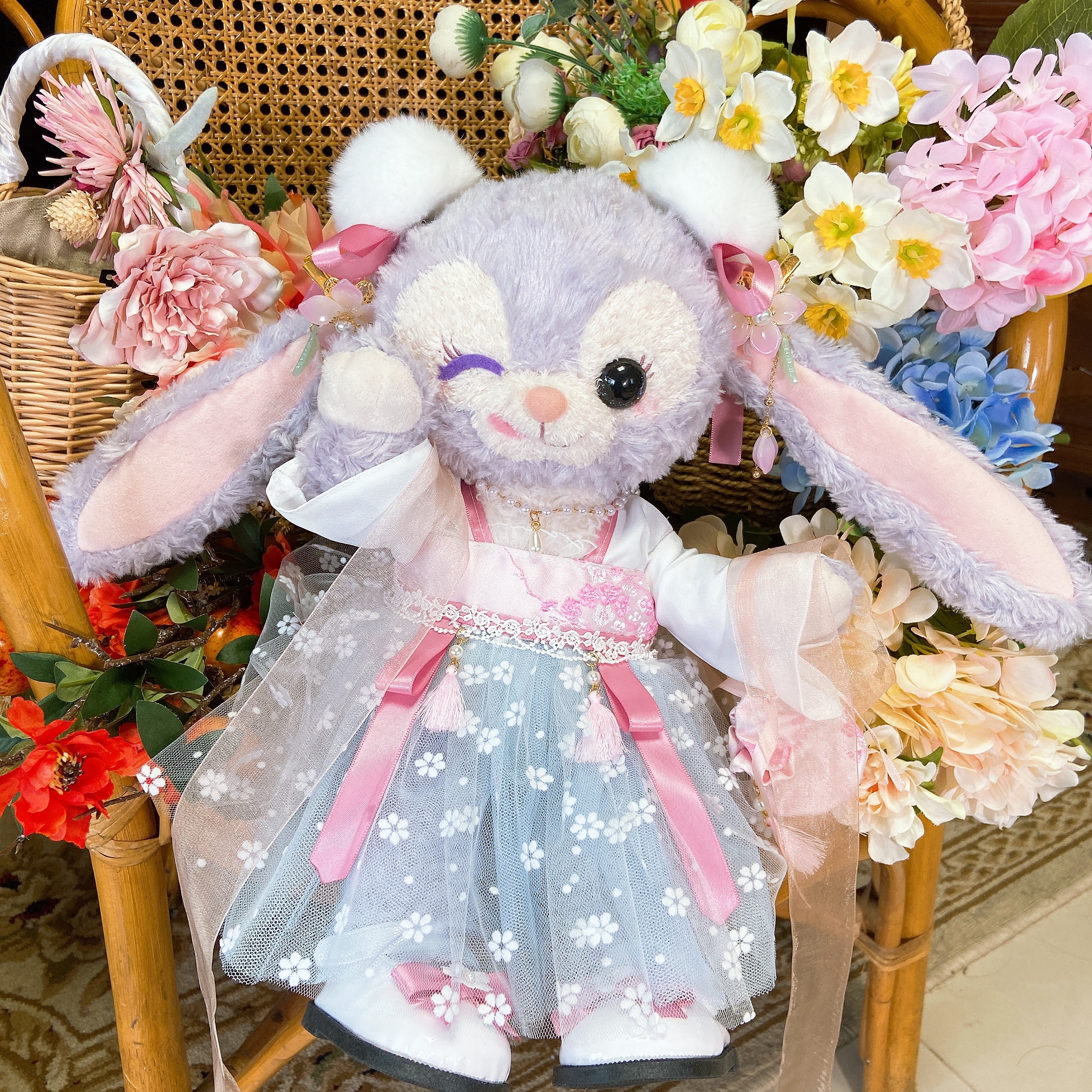 Xingdailu ancient costume Hanfu Chinese style for Xingdai rabbit clothes Xianqi plain elegant placket skirt spot