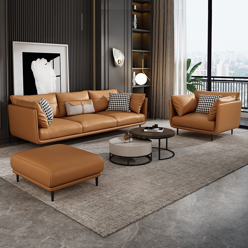 Office Sofa Simply Modern Business Reception Room GuestsNordic Leather Office Cottage Several Combinations