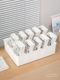 Express order storage box desktop document partition box surface single partition box logistics delivery order bill classification storage rack
