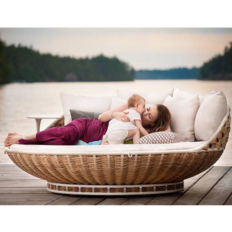 Outdoor Hanging Line Courtyergy CourtySofa Bed Engineering Furniture Creative Circular Outdoor