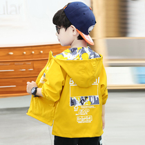 Boys autumn windbreaker double-faced coat 2021 new childrens coat