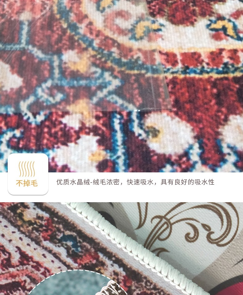 Thảm cửa thảm Thảm cửa thấm - Thảm thảm trải giường thay đệm
