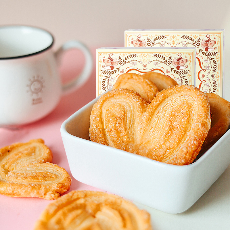 Old Shanghaiai Butterfly ghee for elderly pregnant women sent gifts non-relic snacks and snacks and snacks snack biscuits Guochao Cakes Shanghai Special-san