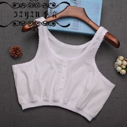 Mùa áo mẹ bằng vải cotton cỡ lớn áo ngực nữ trung niên áo vest nhỏ không có vòng thép áo lót cũ - Áo vest