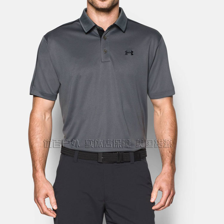 Hoa Kỳ Dưới Áo giáp Một Dema UA nam Playoff Golf Thể thao Nhanh khô Polo Shirt 1253479 áo polo trẻ em