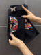 2025 spring and summer new high-waist elastic slim versatile trousers retro ethnic style slim casual pants