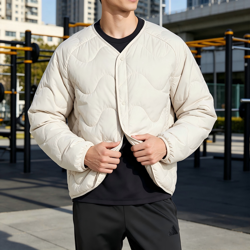 Adidas Nuganic ins Jkt Men's Winter Warm Sports Casual Cotton Jacket Jd1096