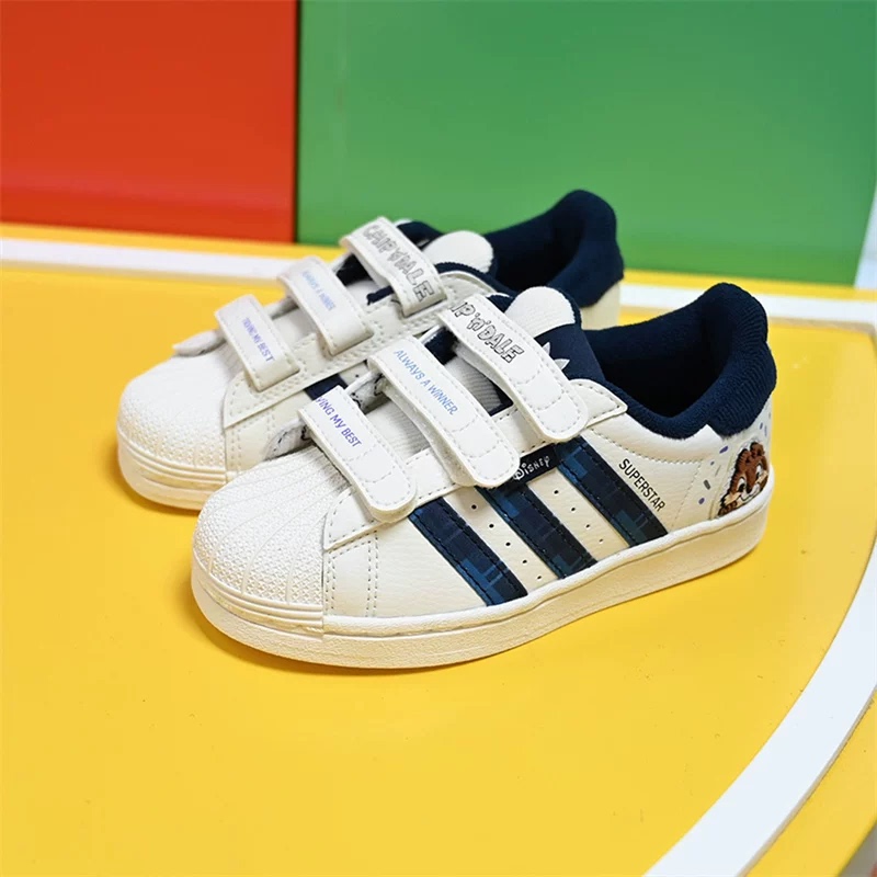 Adidas Superstar Cf C Trefoil Kids' Velcro Low-Top Sneakers Ih3500