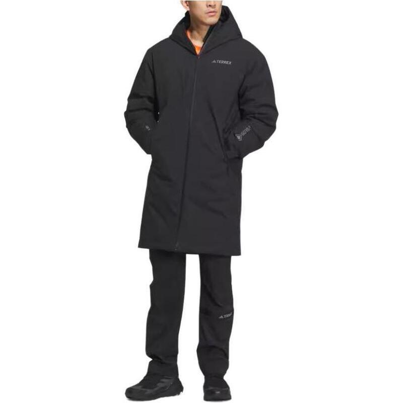 Adidas Goretex Cold.R J Men's Autumn/Winter Mid-Length Hooded Jacket Il8997 Adidas Goretex Cold.R J Men's Autumn/Winter Mid-Length Hooded Jacket Il8997